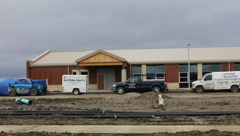 South exterior wing where Pre-School will be housed