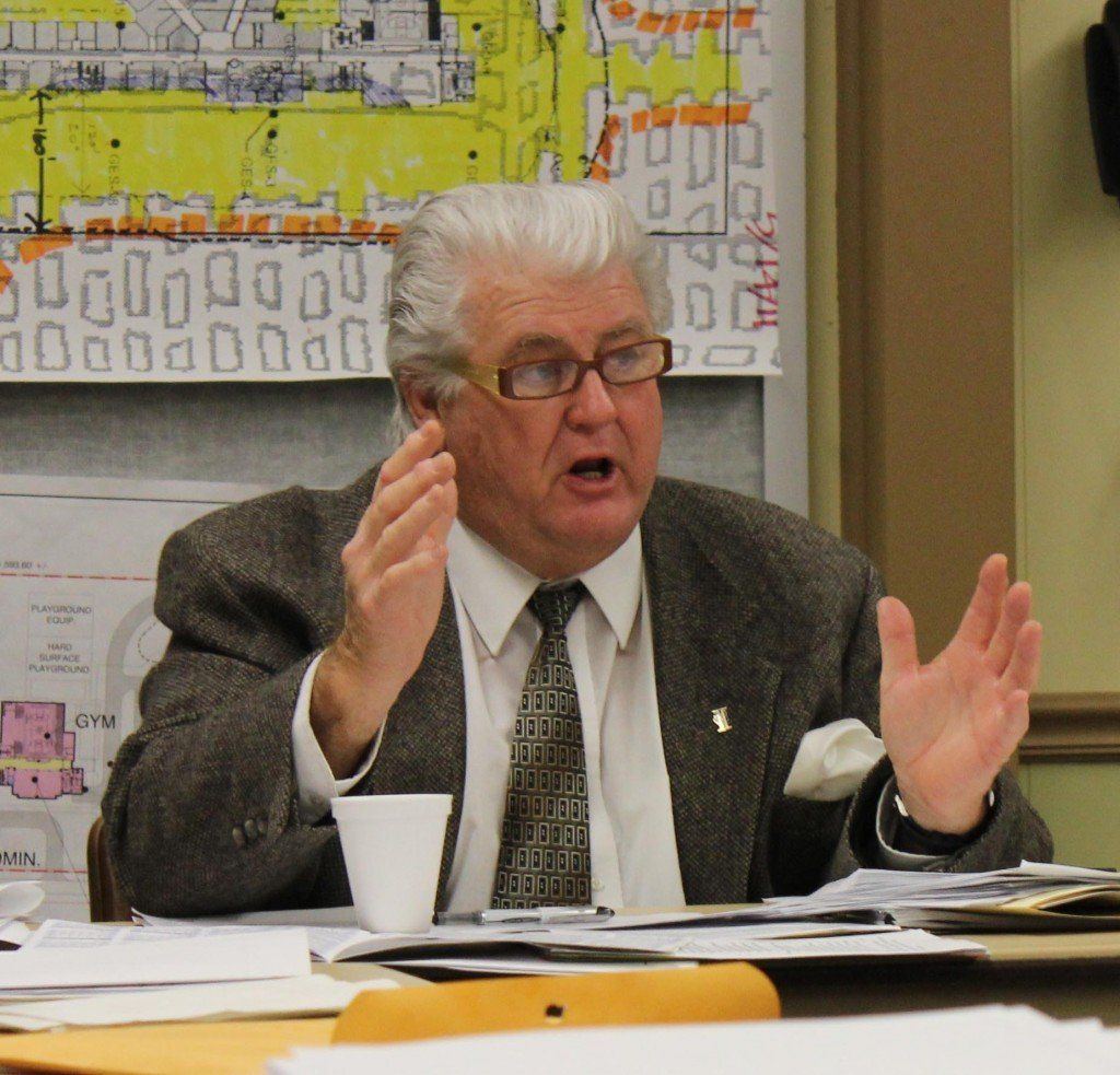 Superintendent Paul Skeans explained the new school is 88% complete.