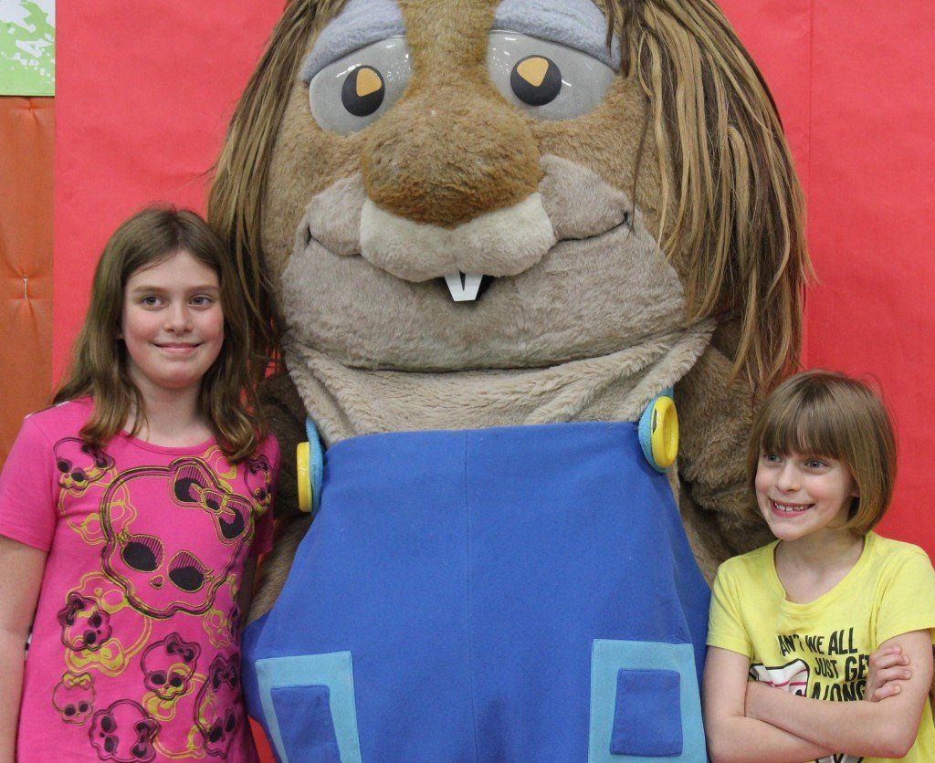 Students were able to get their photo taken with their favorite storybook character. 