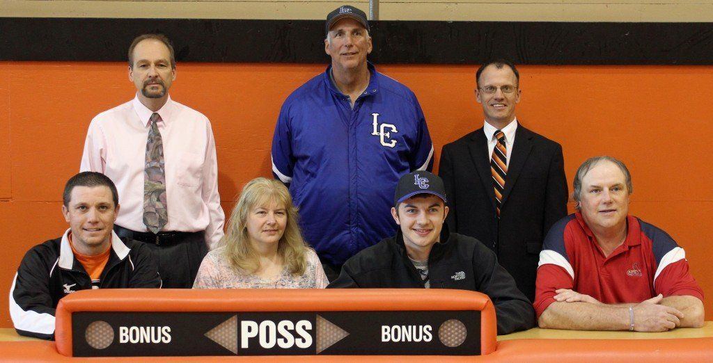 Zack Stewart signs with Lewis and Clark Community College to play baseball during his time at LCCC. 