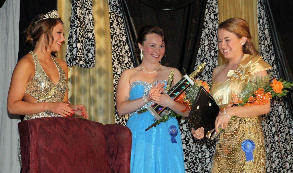 Abby Harszy is crowned 2013 Miss Black Diamond Days and awarded People's Choice Award. 