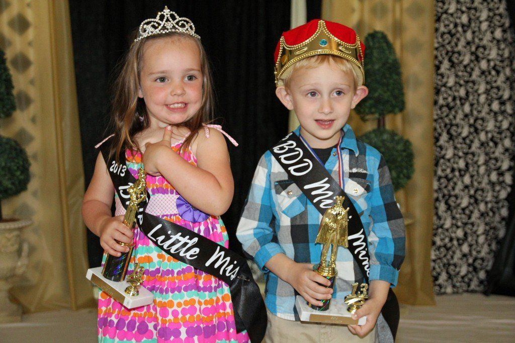 Little Miss Helaina Scott and Mini Miner Levi Hughes. 