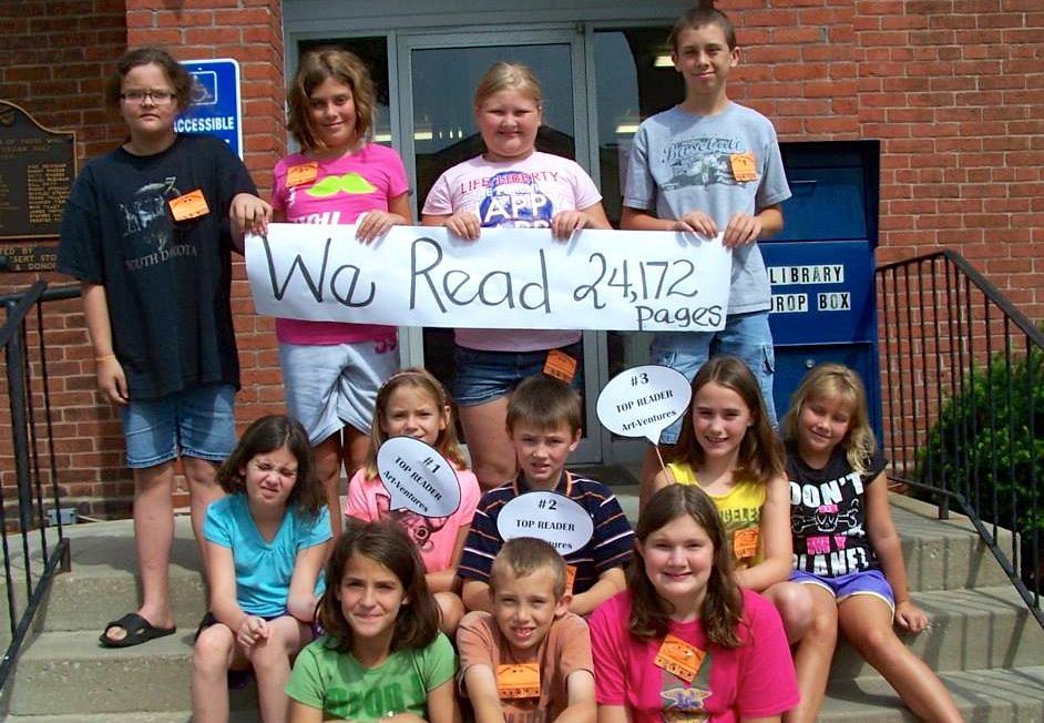 The summer reading program at Gillespie Public Library wrapped up with the kids reading over 24,000 pages. 