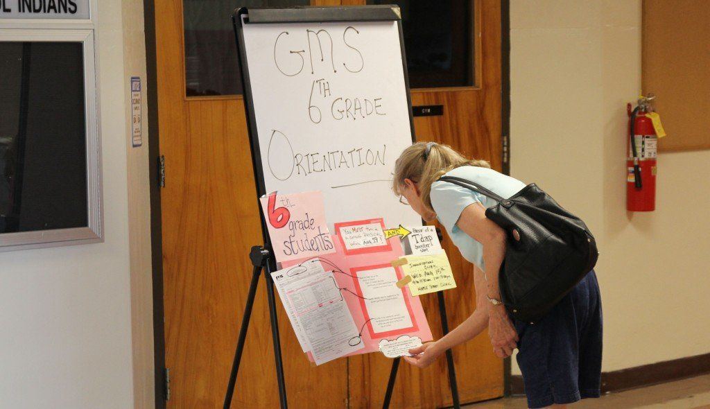 Parents and guardians of 6th grade and freshmen filled the cafeteria last week to learn policies and orders of both the middle school and high school. 