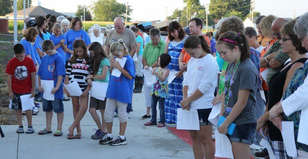 Over 100 turn out for the prayer walk held at the new Ben-Gil Elementary School. Community members prayed aloud in unison and individually. Read more about the prayer walk. 