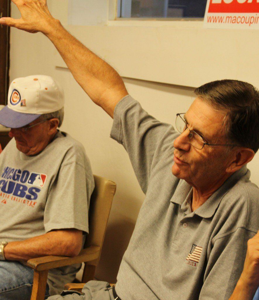 Jerry Saracco explains the Italian American Club is looking into replacing the street signs. 