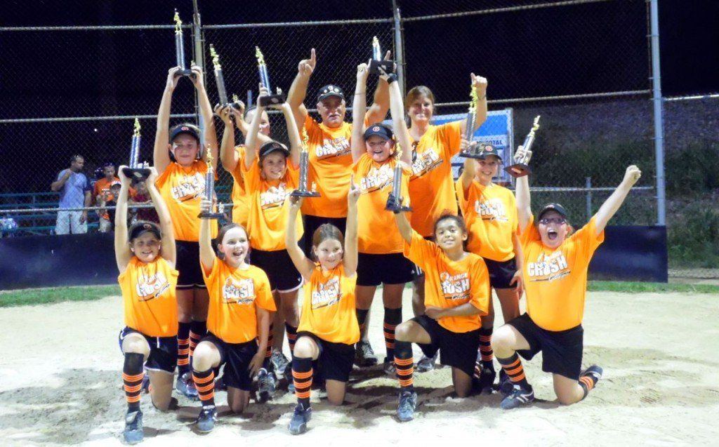 The Gillespie Orange Crush girls softball team won the CISL 8-10 girls championship played July 15th through July 18th in Benld.