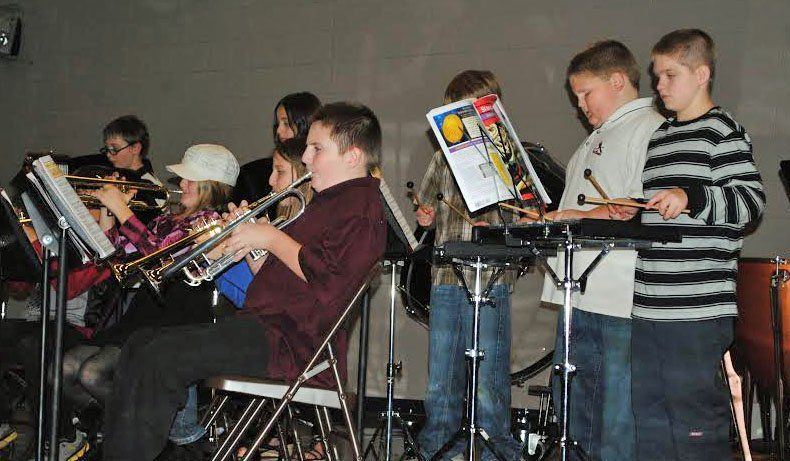The district 7 band program held its annual winter concert Wednesday, Dec. 4, in the Ben-Gil Elementary School gym.
