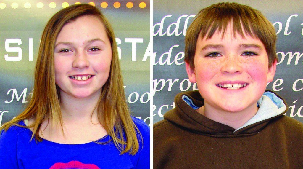 Lexie Bussmann (left) and Chase Redmon (right)