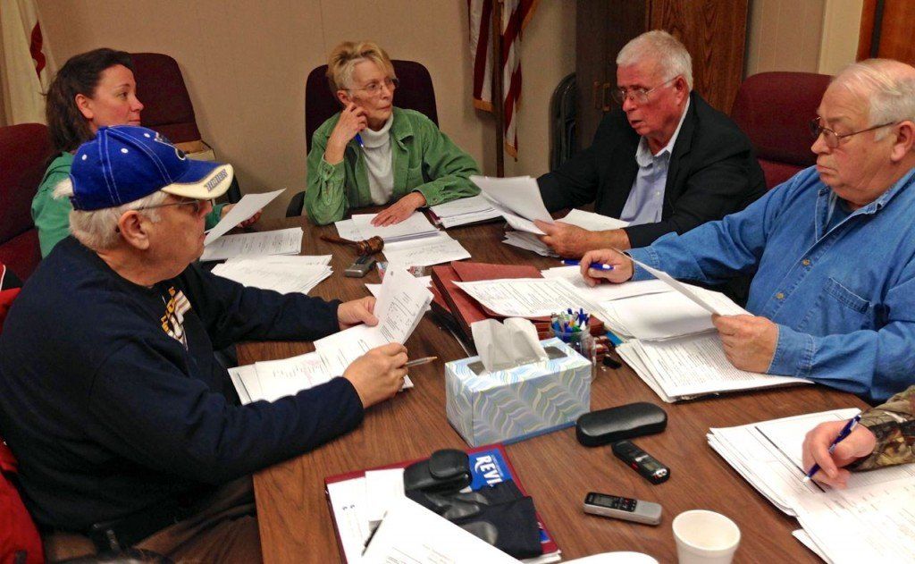 The Benld City Council reviews the police costs spreadsheets before accepting Sawyerville's offer and denying Mt. Clare's. Read more here. 