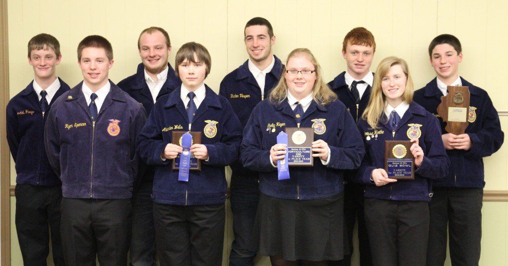 Gillespie High School's FFA was recognized as February's District Focus.