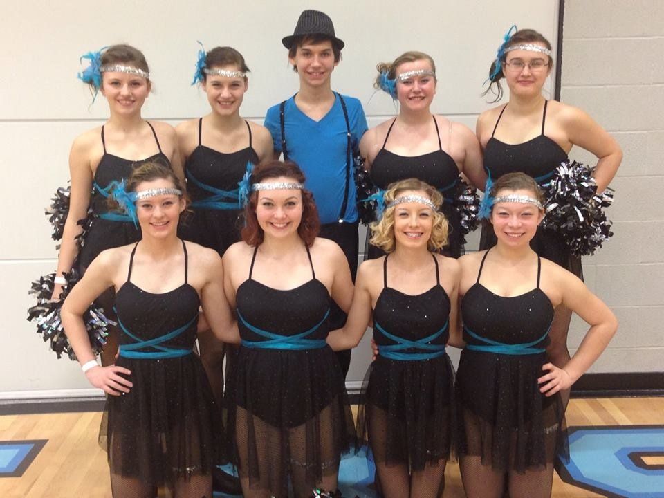 The Gillespie High School dance team competed at dance competition last weekend. The team didn't place among the top teams to advance, but performed great nonetheless. 