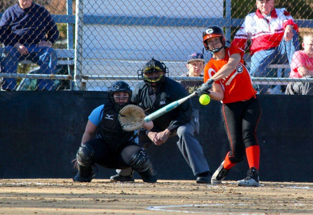 Beth Fields turns on an inside pitch in Wednesday's 7-2 victory over North Mac. The softball team went 3-2 this week. 