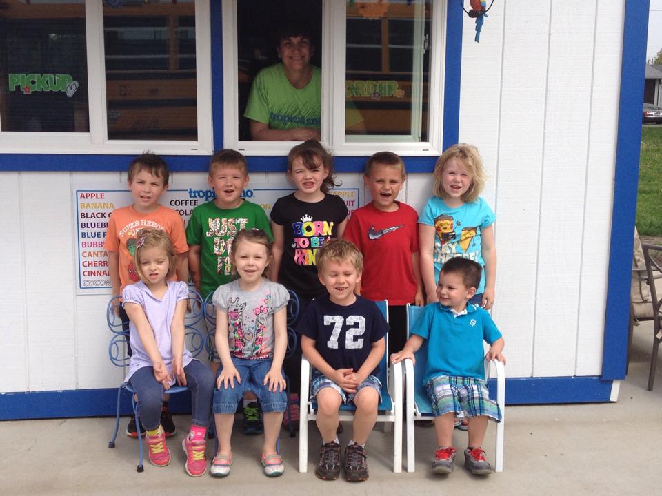 Education Station took a break from their school day to visit Tropical Sno and owner Margaret Wayman. 