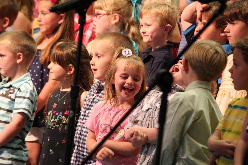 The Ben-Gil Elementary first and second graders presented their spring program this week. 