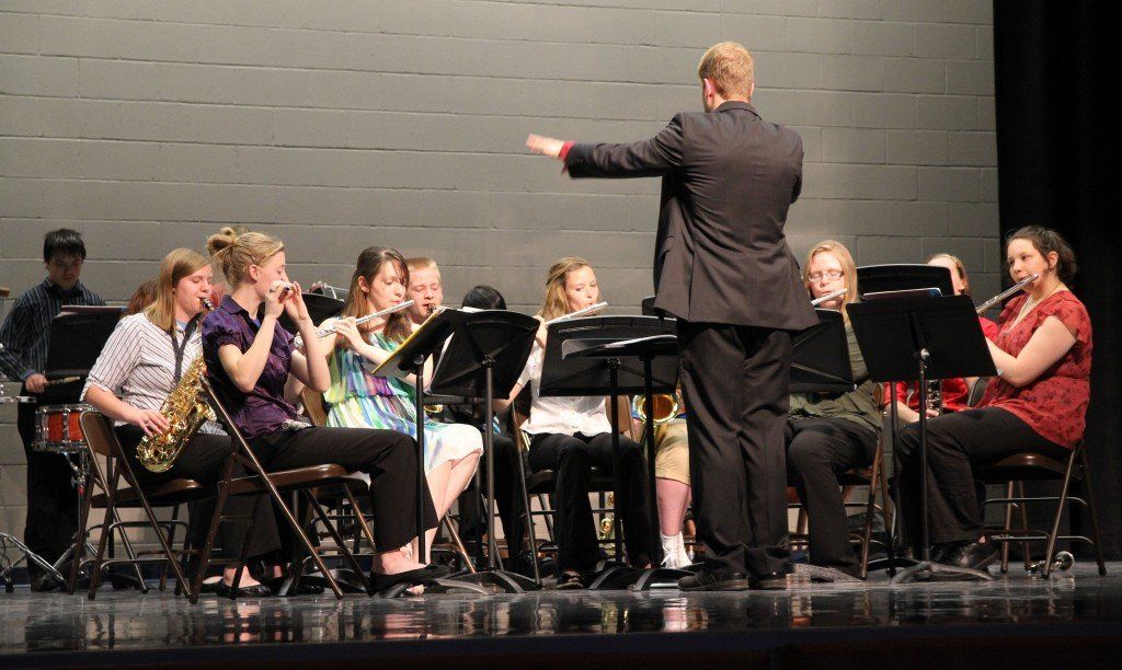The Gillespie Band Program presented their annual spring concert Monday evening in front a gym full of people. 