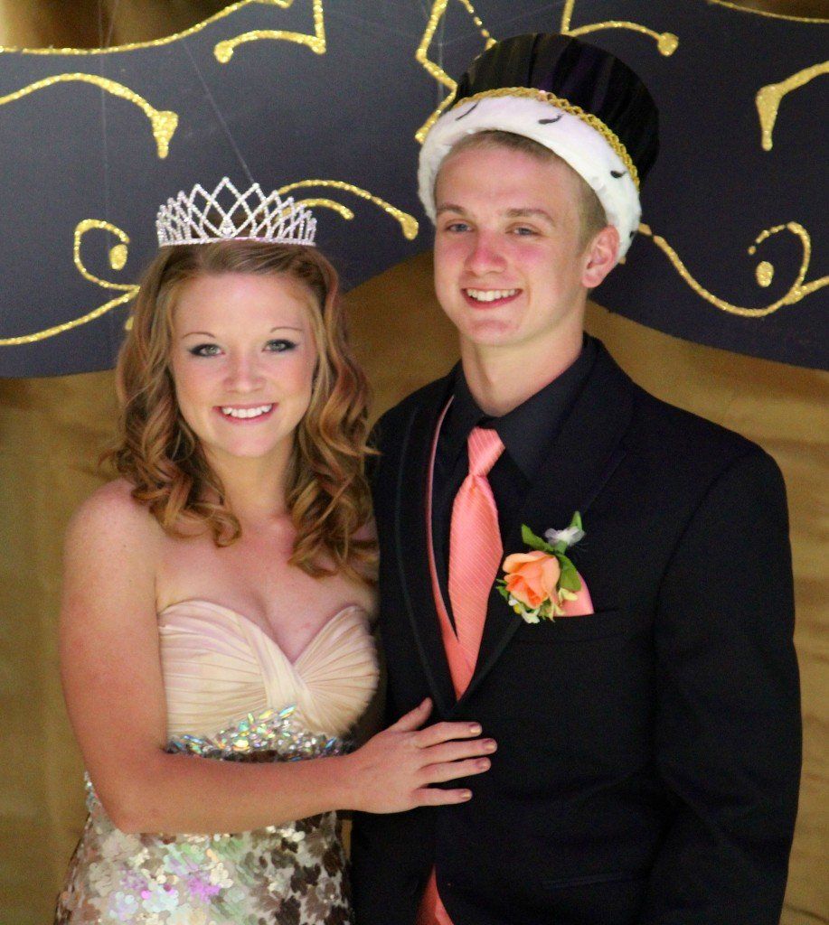 Seniors Eric Lancaster and Ashlynn Jackson were crowned 2014 Prom King and Queen last night. 