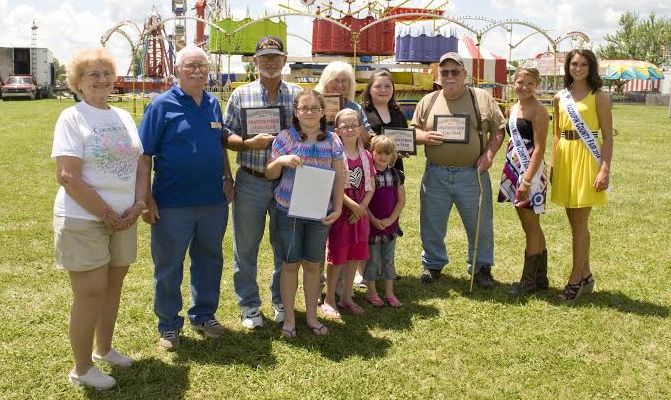 A Medora couple and a woman from Carlinville who died in January were honored as Grandparents of the Year at the Macoupin County Fair last week.