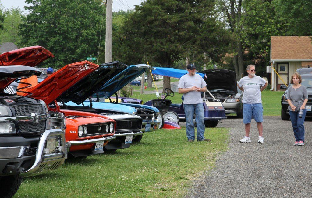 The Knights of Columbus annual car show was held last Sunday despite the wet weather. 