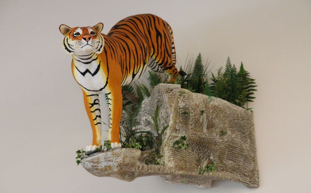 Bengal Tiger in the Ben-Gil Elementary School