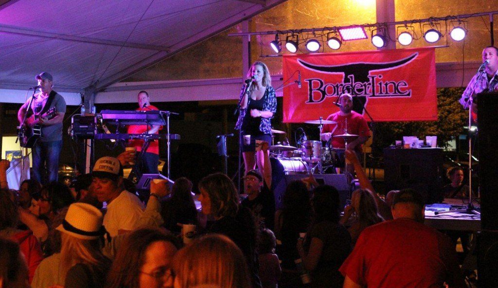 Border Line had people dancing, raising their glasses, and singing along Saturday evening at Black Diamond Days during their four hour performance. 