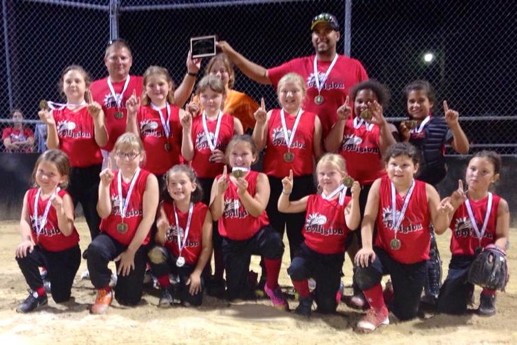 Gillespie Collision, sponsored by State Farm of Gillespie, won the pitching machine championship last week in the CISL league. 