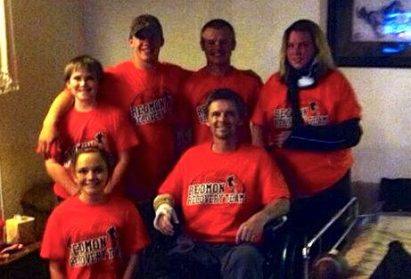 The Redmon Family is all smiles in the picture Amanda posted to Facebook yesterday.