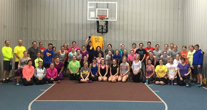 Nearly 50 people turned out for Ageless' annual Turkey Drop workout that took place on Thanksgiving morning and lasted 90 minutes. (Contributed photo)