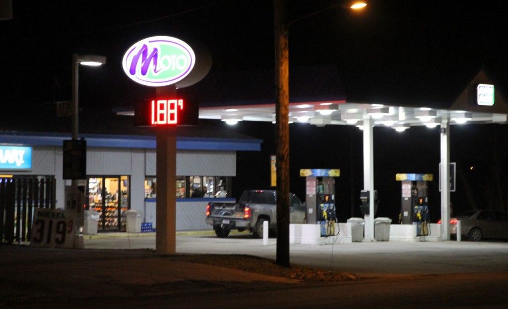 Gillespie's Moto Mart updated their signage with an updated logo and a digital fuel price sign. 