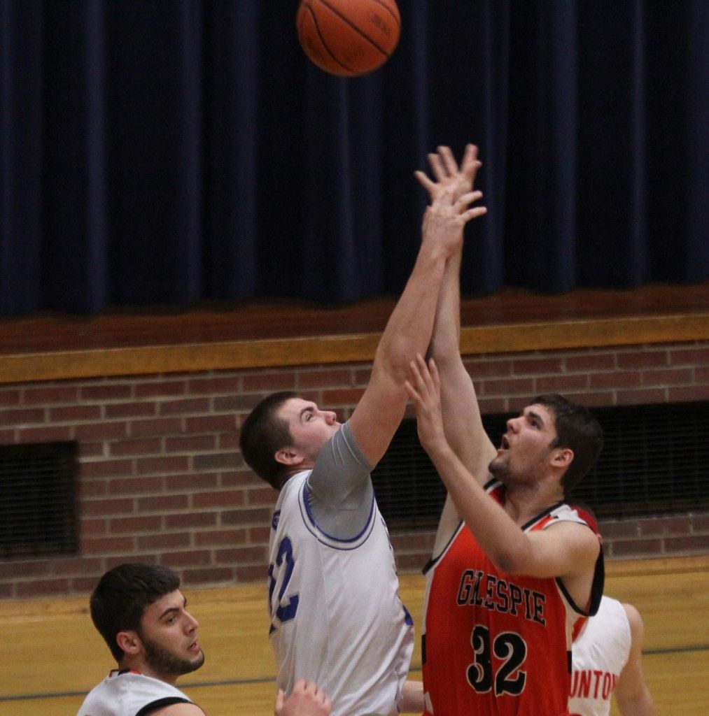 Quentin Zenner goes over his opponent to score a field goal. Zenner helped lead the West team to their fourth consecutive victory. 
