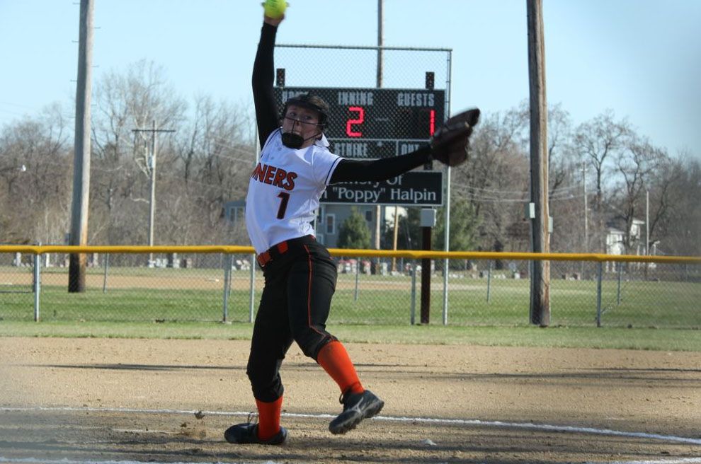 Addison Bryant takes care of the pitching duties for the Gillespie softball team. 