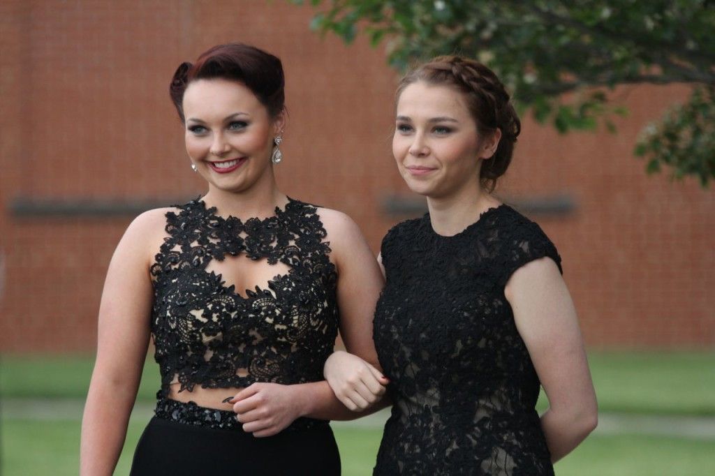 Kaitlyn Henricks and Madison Heyen