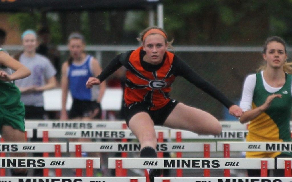 Amanda Schmidt competing in sectionals last week.