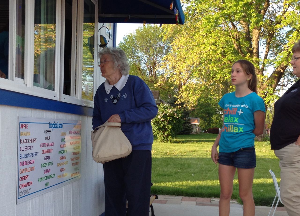 Wayman's Tropical Sno was a busy attraction last week with warm temperatures in the area. Tropical Sno is open 2-9pm on weekends and 6-9pm during the week.