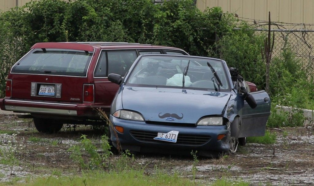 The 1997 vehicle that was abanonded 