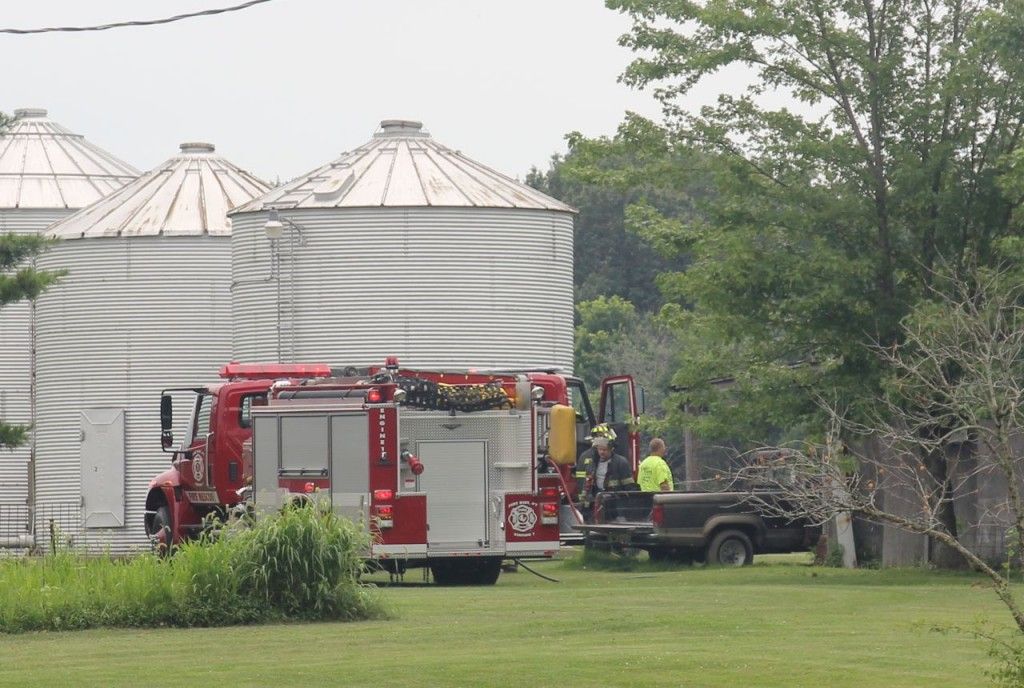 Units from the Gillespie Fire Department responded to a small fire Saturday afternoon on Honey Creek Road. The fire was reported around 1:30 p.m., but flames were evident from the road when crews arrived on scene.