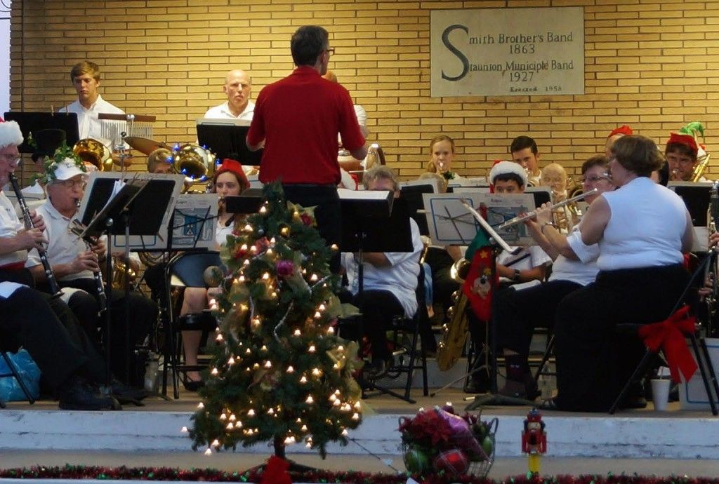 Heritage Community Band playing last week.