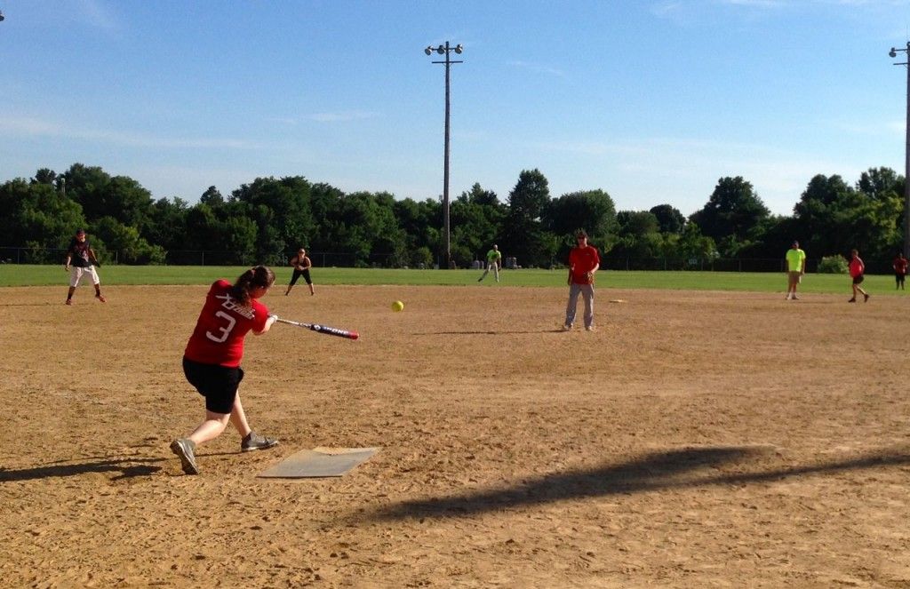 The 4th Norman "Poppy" Memorial Tournament is taking place this weekend at Welfare Park in Gillespie. Teams played all day on Saturday and were set to play today, but the tournament might have a delayed start due to the rain this morning. 