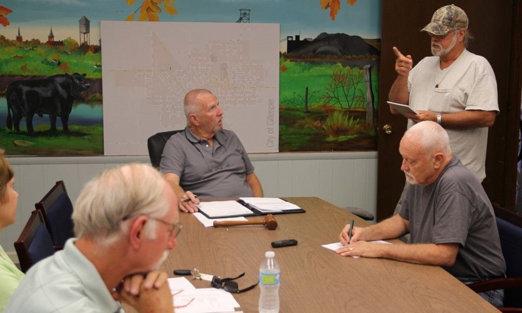 Don Shuey provides members of the Gillespie City Council with an update for the water department at the city's committee meeting held Monday. Read more here. 