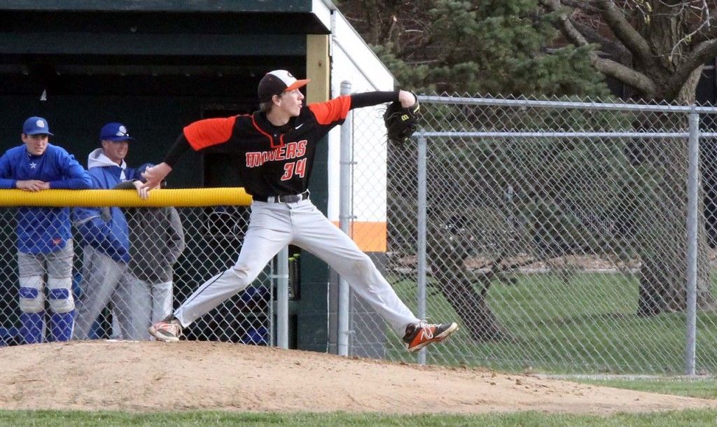 Rylee Bernot pitches 6 innings against Greenville last week for the Miners. 