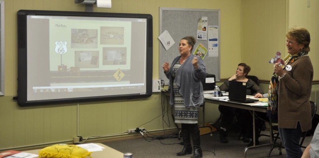 Tiburzi and Link reported that they were asked to present a session on last year’s innovative “Read for Kicks on Route 66,” which encouraged elementary students to read while learning about Route 66, this historic highway from Chicago to California.