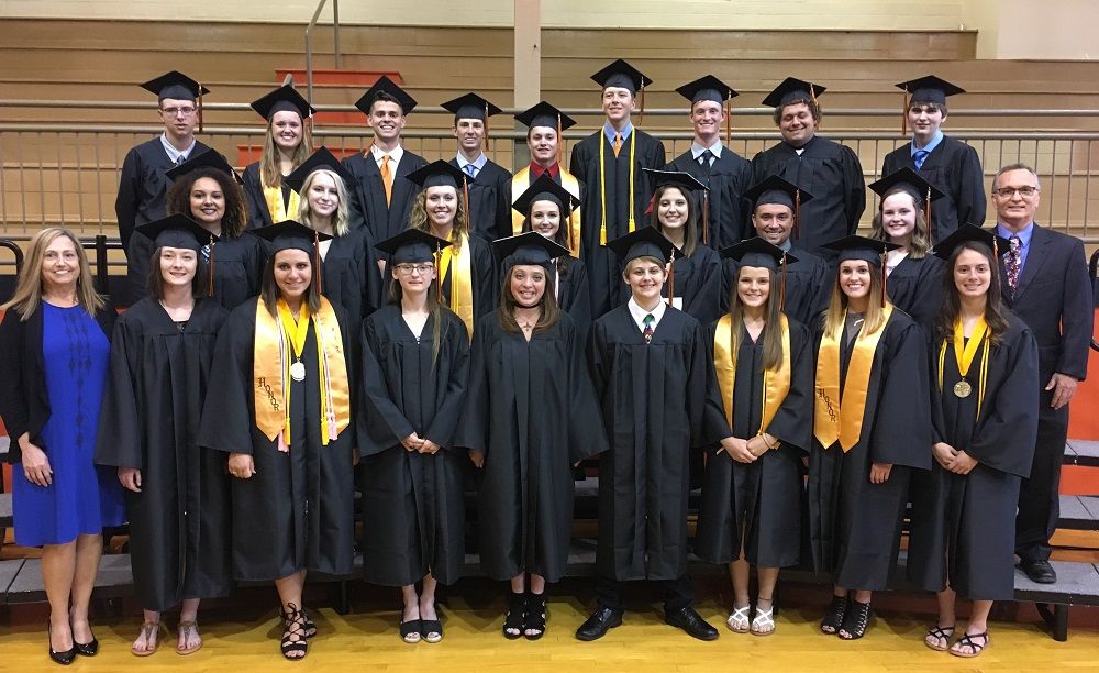 FRONT (L-R):Rosie Emmenderfer, Partnership director, Samantha Alepra, Hannah Doty, Kendra Cherry, Emily Barylske, Seth Korunka, Rayanne Thompson, Mari Lyn Katich, Emily Elizondo SECOND ROW (L-R): Mya Sudermeier, Aubree Borror, Amanda Schmidt, Teran Schlechte, MacKenzie Ikerman, Ethan Blevins, Liberty Hartley, Don Throne, Partnership director THIRD ROW (L-R): Chase Vermillion, Allison Bires, Zachary Carr, Trevor Fredericks, Tate Wargo, Daniel Dobrino, Nicholas Wyatt, Chandler McDaniel, Jace Timmermeier