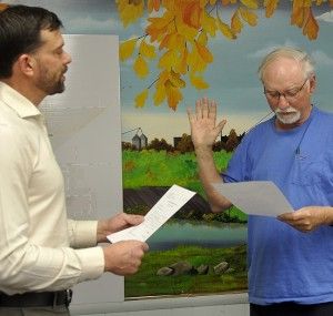 City Attorney Polo administered the oath of office to City Treasurer Dan Fisher.